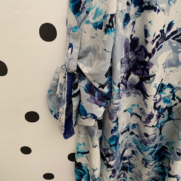 🔥30%OFF🔥EUC DALIA COLLECTION FLORAL BLOUSE 2X - Picture 4 of 8